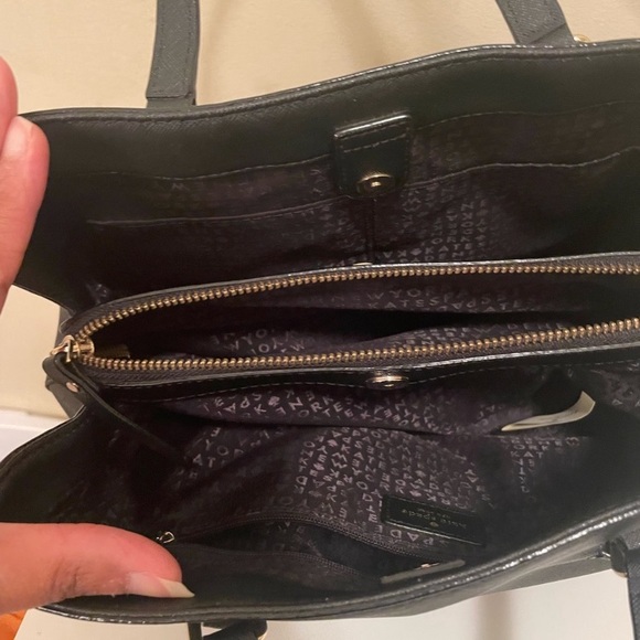 Black Kate Spade New York Laurel Way Evangeline Black Saffiano Leather
Handbag - Picture 5 of 7